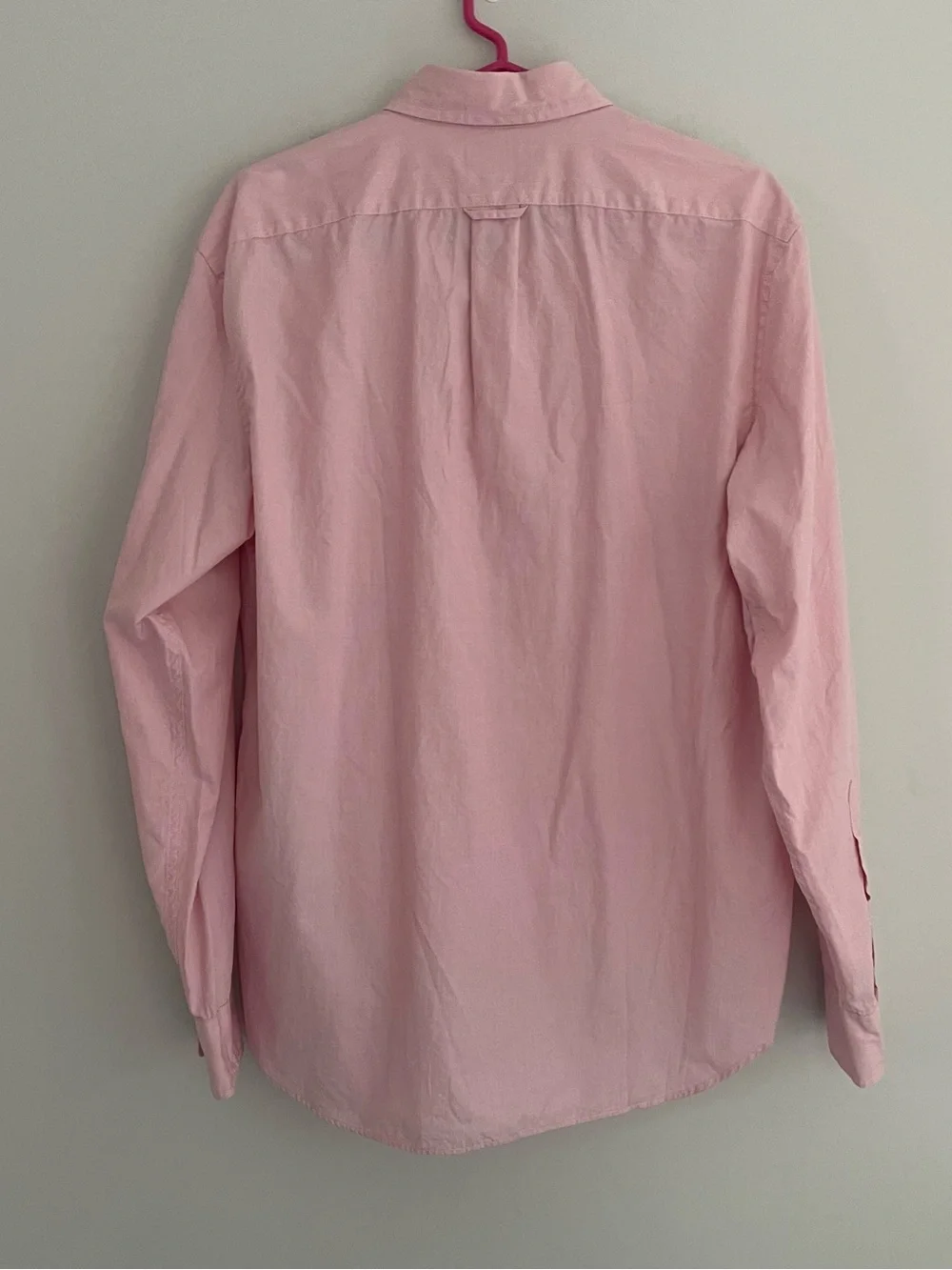J Crew Secret Wash Classic Fit Pink Long-Sleeve Button-Up Shirt